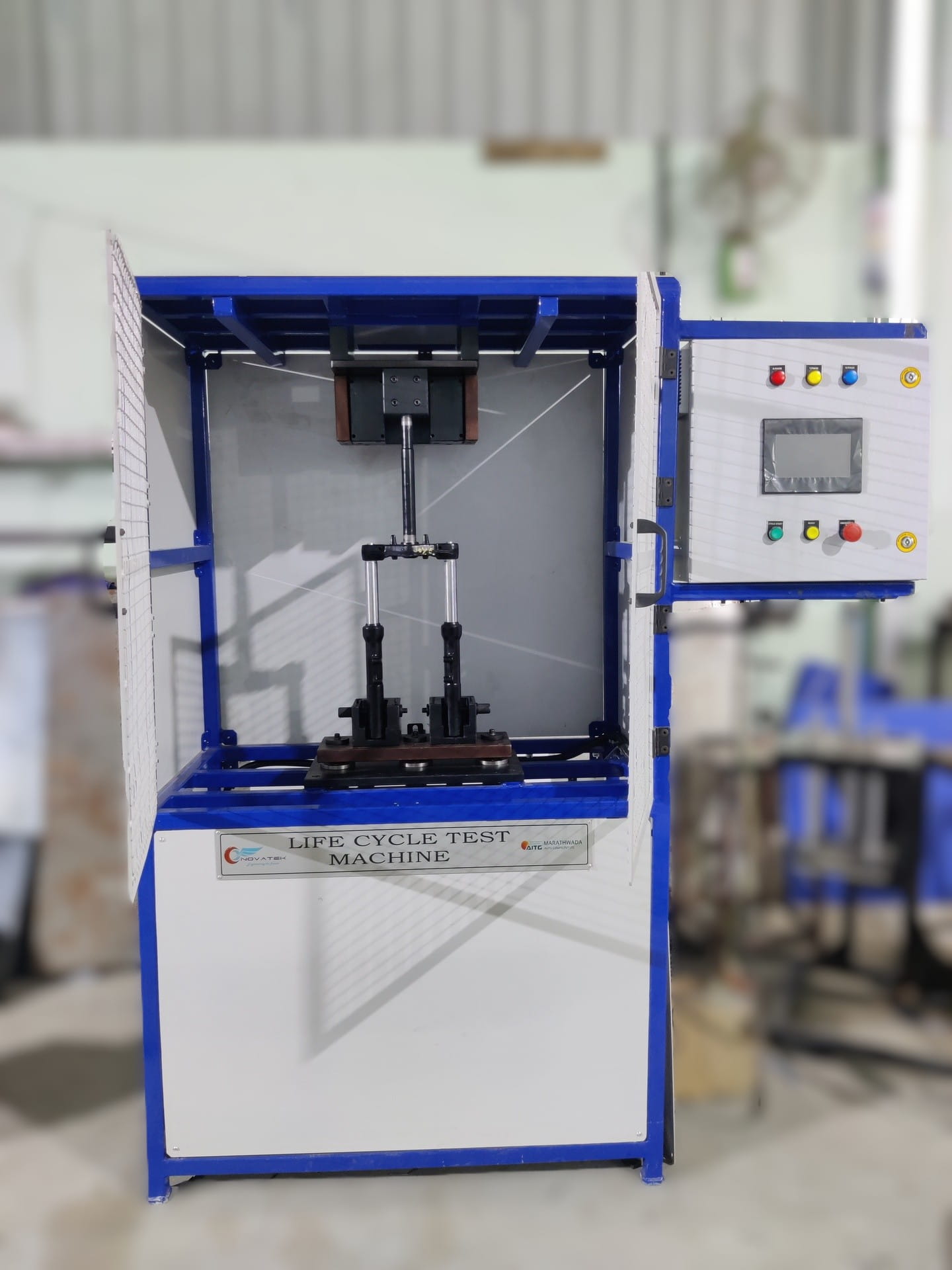 Novatek test rig assembly photo