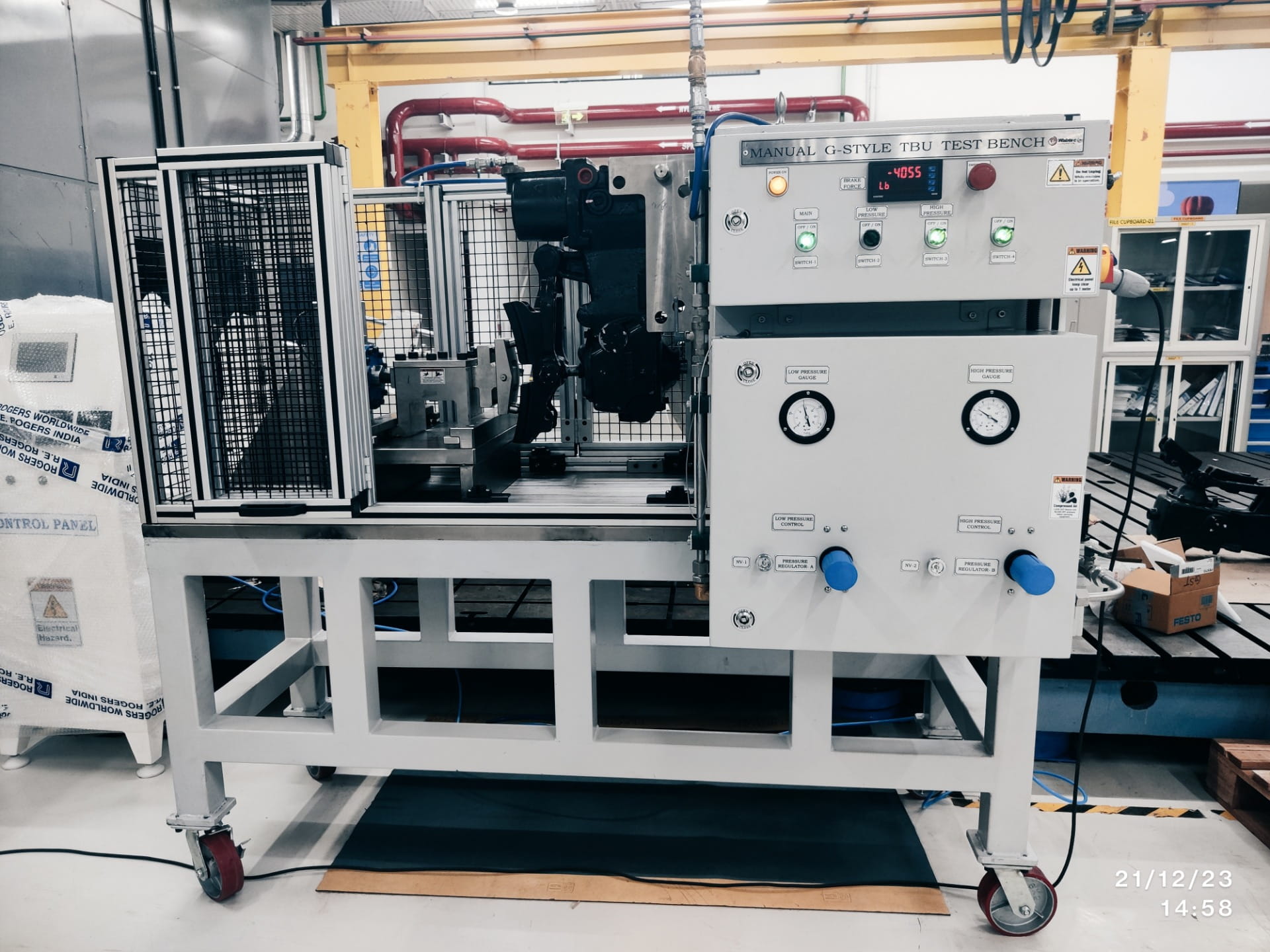 Novatek test rig project photo