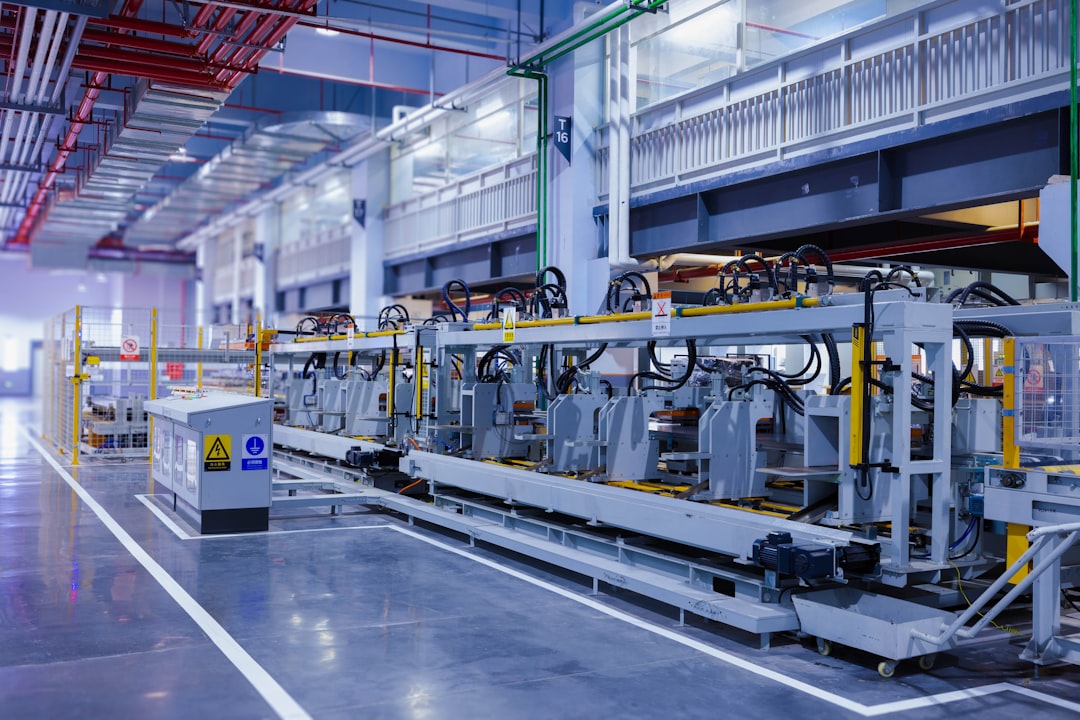 Industrial automation equipment in operation at Novatek